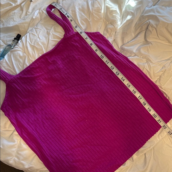 1. State Pink Ribbed Camisole Fitted Top - Picture 5 of 5